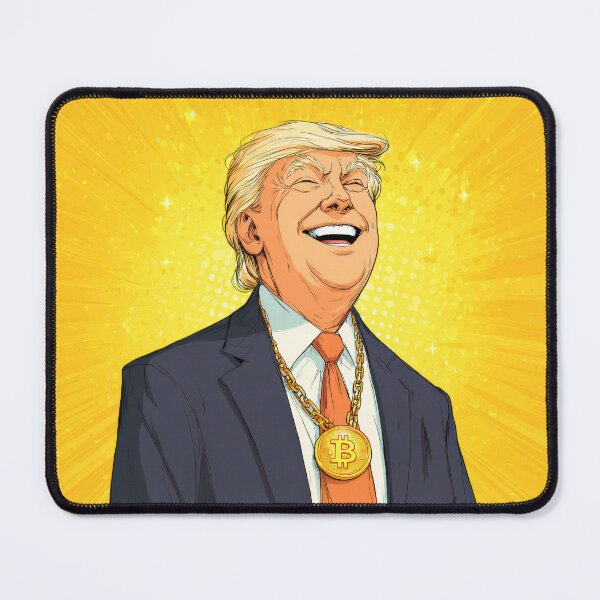 Item preview, Donald Trump with Bitcoin Chain designed and sold by AImazeD.