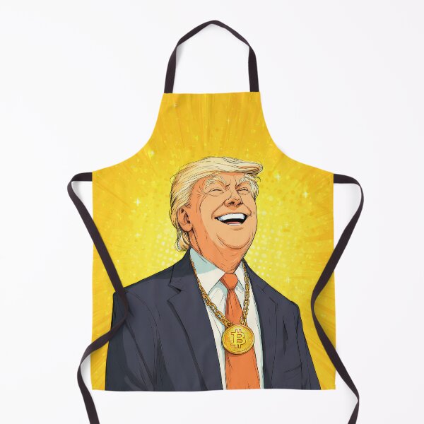 Item preview, Donald Trump with Bitcoin Chain designed and sold by AImazeD.