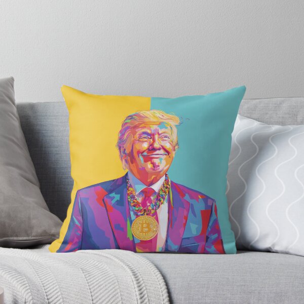 Item preview, Donald Trump with Bitcoin Necklace designed and sold by AImazeD.