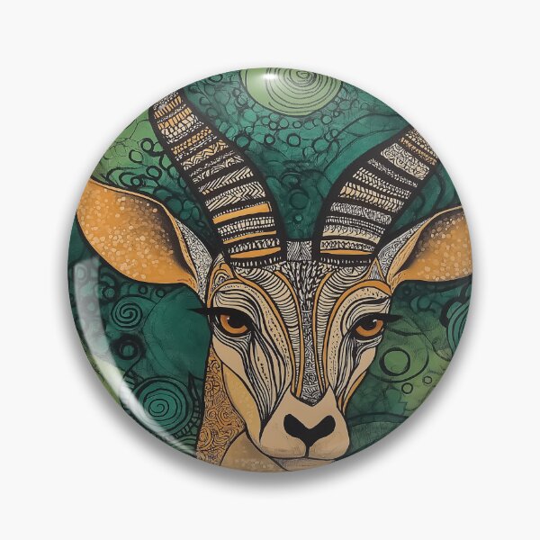 Item preview, A colorful design of an antelope. designed and sold by HEMRO.