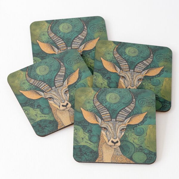 Item preview, A colorful design of an antelope. designed and sold by HEMRO.