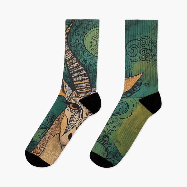 Item preview, A colorful design of an antelope. designed and sold by HEMRO.