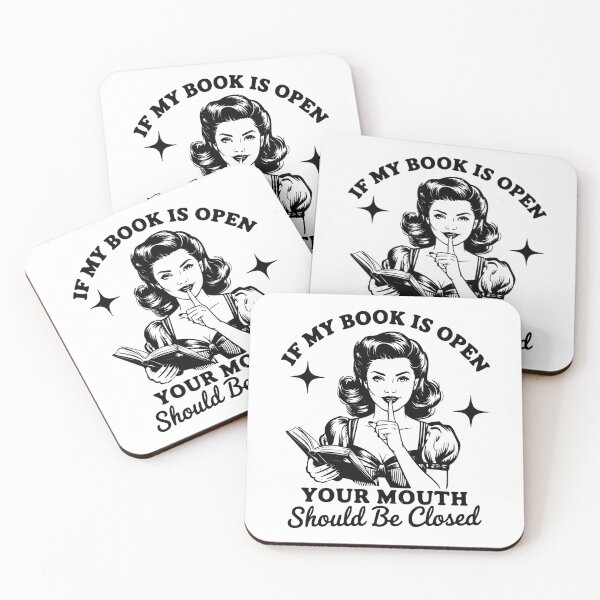 Item preview, If My Book Is Open Your Mouth Should Be Closed designed and sold by FloraliteCo.