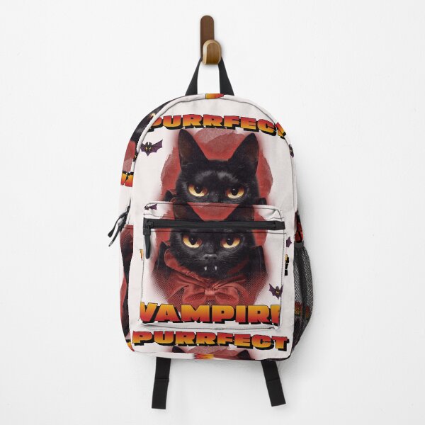 Item preview, Purrfect Vampire Cat bats designed and sold by Tee-Shirt-Topia.