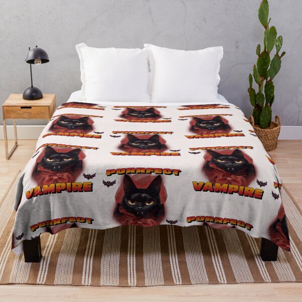 Item preview, Purrfect Vampire Cat bats designed and sold by Tee-Shirt-Topia.