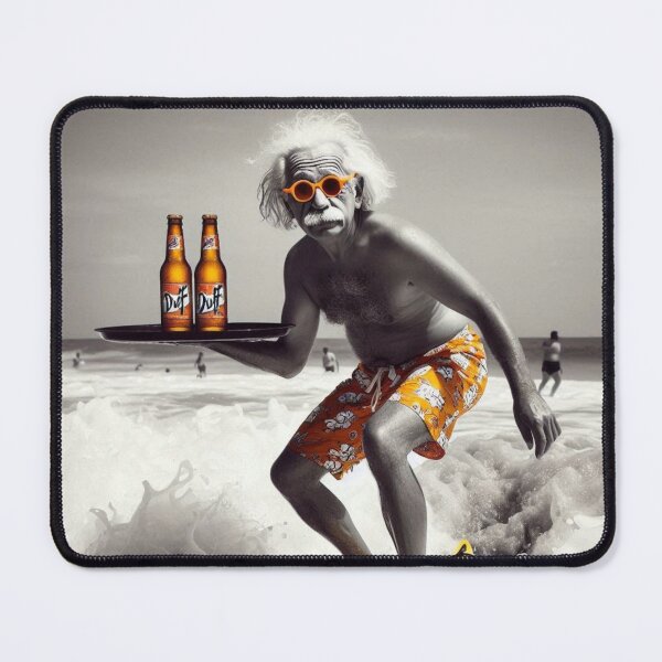 Item preview, "E=MC²ooler: Surf, Suds & Serious Genius" designed and sold by Print Fiction.