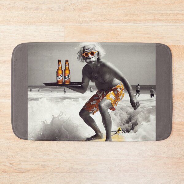 Item preview, "E=MC²ooler: Surf, Suds & Serious Genius" designed and sold by Print Fiction.