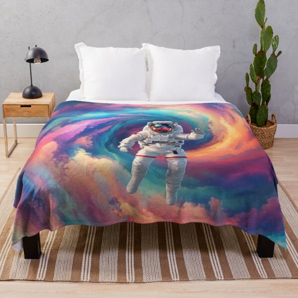 Item preview, Psychedelic Astronaut Trippy Space designed and sold by MythicPrompts.