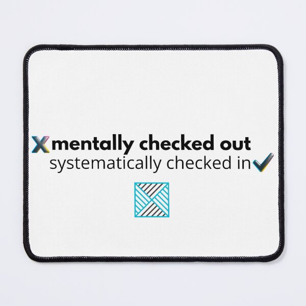 Item preview, Checked Out in White designed and sold by BusiBox.