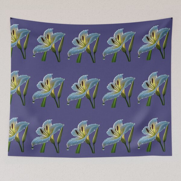 Item preview, Pale Blue Lily Declaration designed and sold by WitInNuKicks.