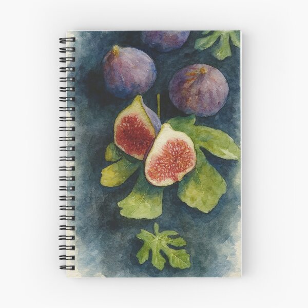 Item preview, Watercolor Figs and Leaves designed and sold by Pacika.