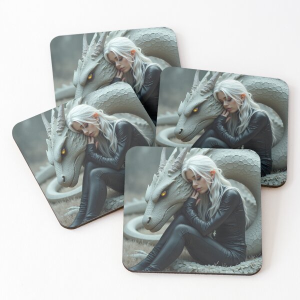 Item preview, Silent Bond Between Dragon and Elf designed and sold by oanaunciuleanu.