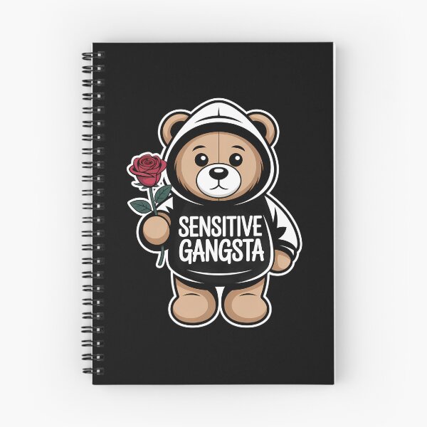 Item preview, Sensitive Gangsta - This gift is perfect for people who combine a tough style with a sensitive heart and want to express themselves with humor and authenticity. designed and sold by ZyziowskyArt.