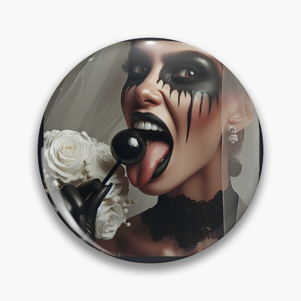 Item preview, Gothic Bride Black Lollipop designed and sold by Voodoo Store Paranormal Collections.