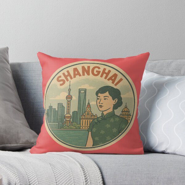 Item preview, Shanghai Vintage inspired Sticker designed and sold by IBD-HOUS.