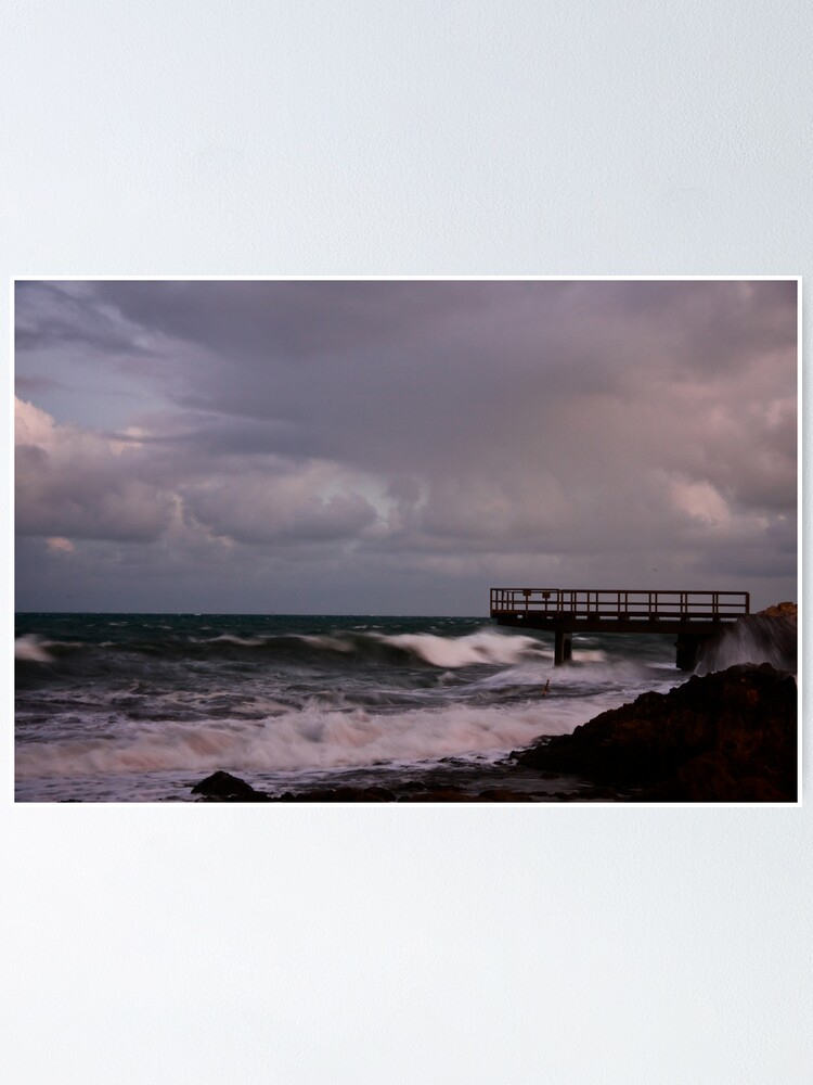 Alternate view of Pier - before dawn light Poster