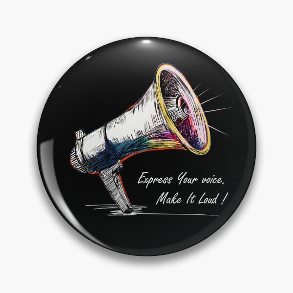 Aperçu de l'œuvre Exprimez votre voix – faites-la entendre fort ! créée et vendue par FMproject.