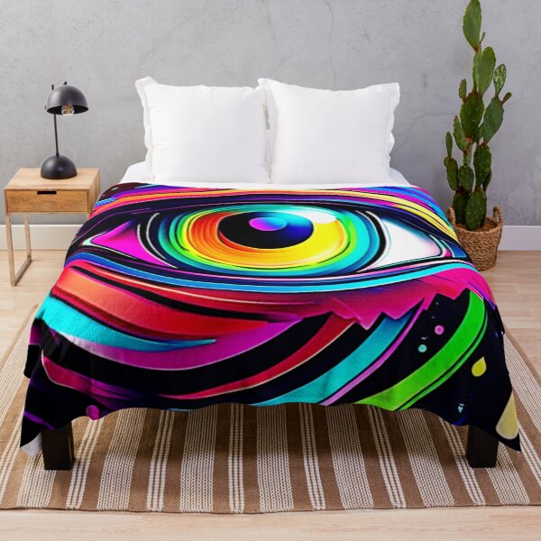 Item preview, Vibrant Psychedelic Eye Art designed and sold by Health And Fitness Posts e-Store.
