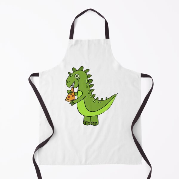 Item preview, Dinosaur Eating Pizza designed and sold by Sartoris Art.