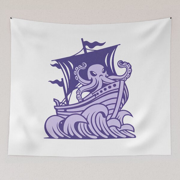 Item preview, Red Kraken vs. Ship designed and sold by SignumShop.
