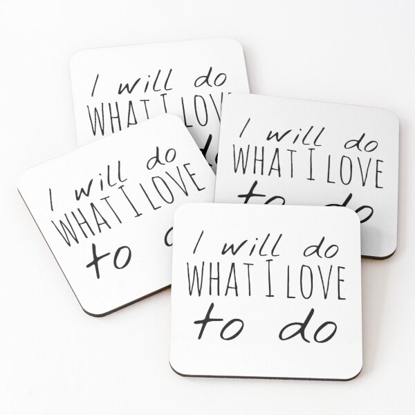 Item preview, I Will Do What I Love to Do – Passion Affirmation – Motivational Design designed and sold by Camila  Ardila.