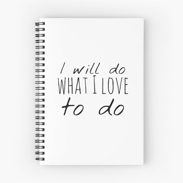 Item preview, I Will Do What I Love to Do – Passion Affirmation – Motivational Design designed and sold by Camila  Ardila.