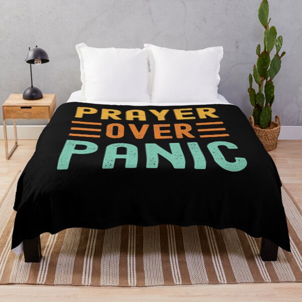Item preview, Prayer Over Panic Christian faith Inspirational retro Prayer designed and sold by snowry.