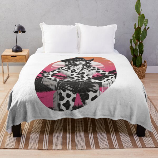 Item preview, Western Cowgirl Fashion – Cow Print Outfit Art Design designed and sold by Redjakkal.