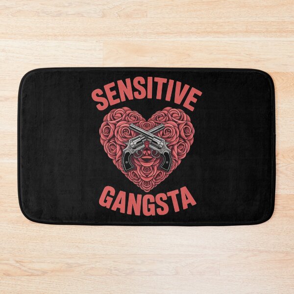 Item preview, Sensitive Gangsta - This gift is perfect for people who combine a tough style with a sensitive heart and want to express themselves with humor and authenticity.  designed and sold by ZyziowskyArt.