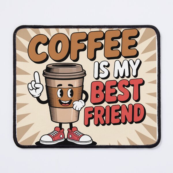 Item preview, Coffee is My Best Friend – Funny Coffee Mug Gift for True Coffee Lovers designed and sold by Cafe-Color.