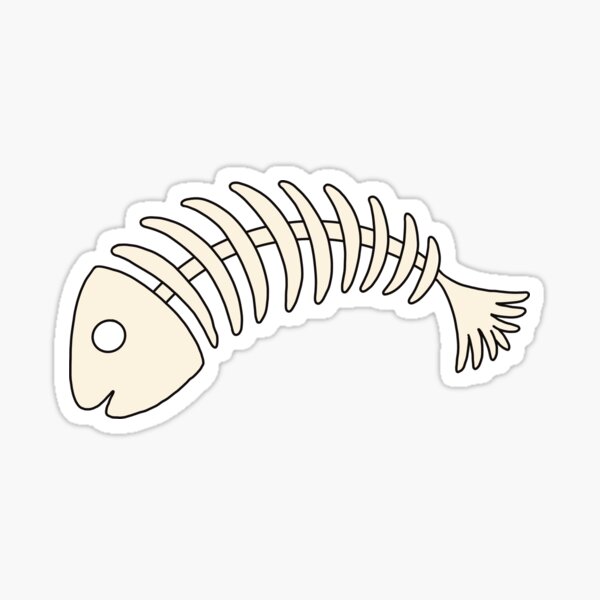 Item preview, Fish Skeleton designed and sold by jojomisbah.