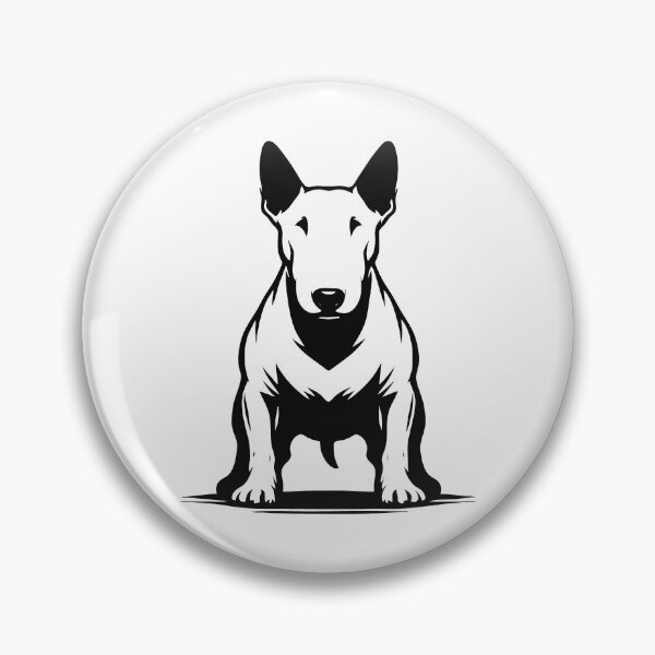 Item preview, Bull Terrier – character head in a cool design designed and sold by RetroMaritalArt.