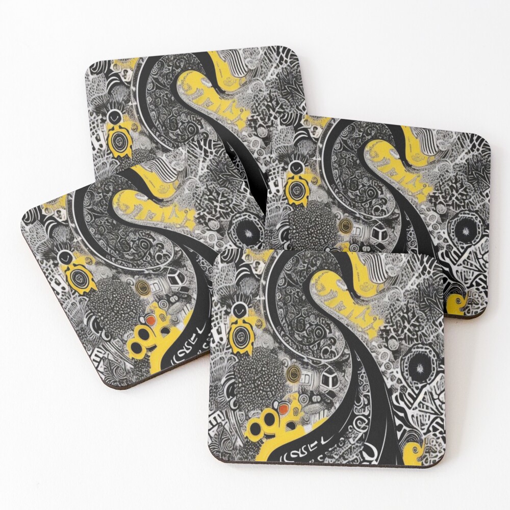 Item preview, Coasters (Set of 4) designed and sold by Roxbuc.