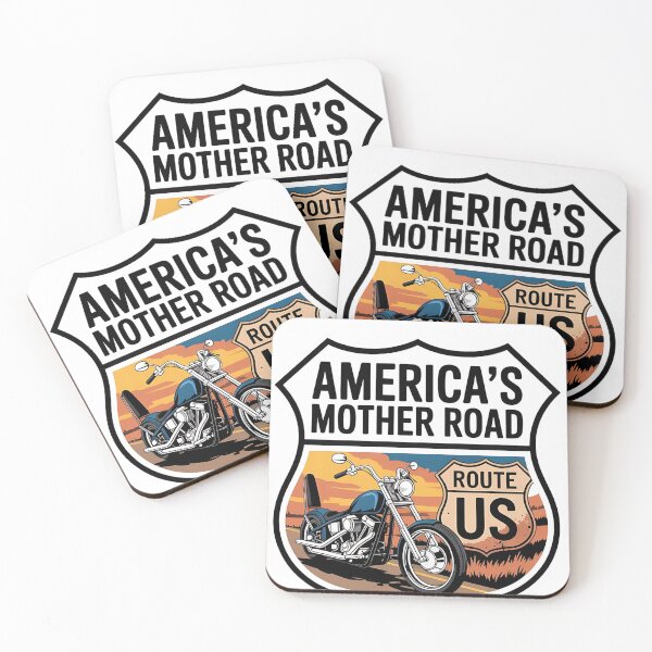 Item preview, America's mother road - US roadtrip - American adventure - Travel by car - Great american road - Road to america - USA route designed and sold by JansenGS.