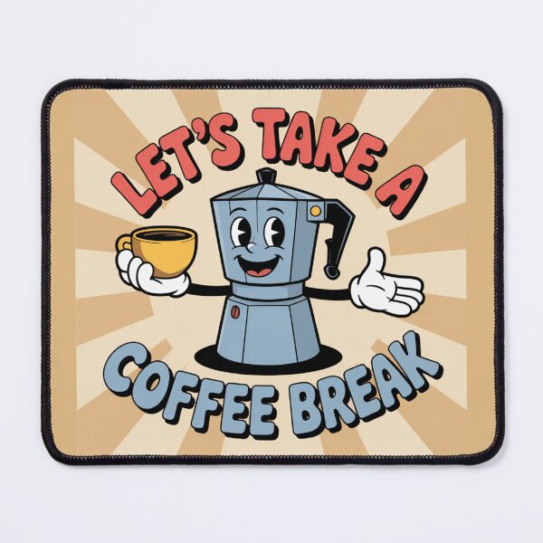 Item preview, Let's take Coffee Break – Sassy Coffee Lover Gift for Friends & Colleagues designed and sold by Cafe-Color.