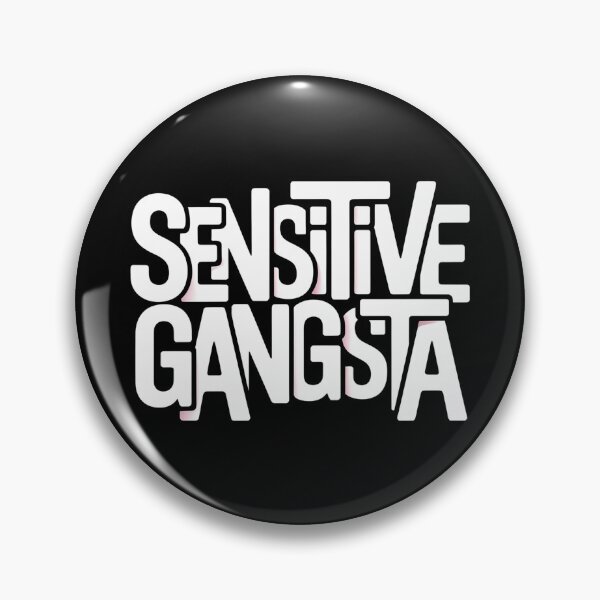Item preview, Sensitive Gangsta - This gift is perfect for people who combine a tough style with a sensitive heart and want to express themselves with humor and authenticity.  designed and sold by ZyziowskyArt.