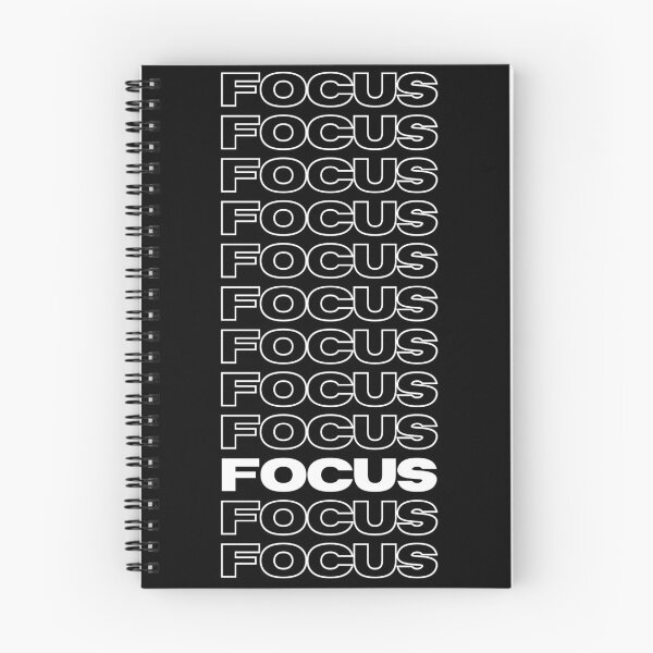 Item preview, FOCUS – Repetitive Bold Typography Design designed and sold by LINE-WEAR.