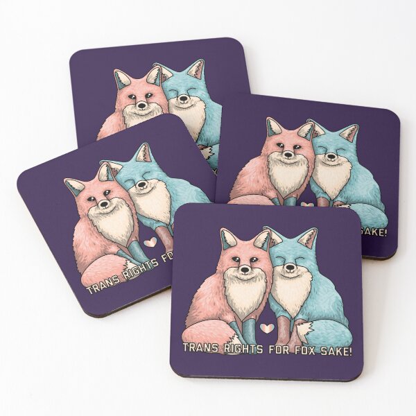Item preview, Trans Rights for Fox Sake designed and sold by Art by Veya.