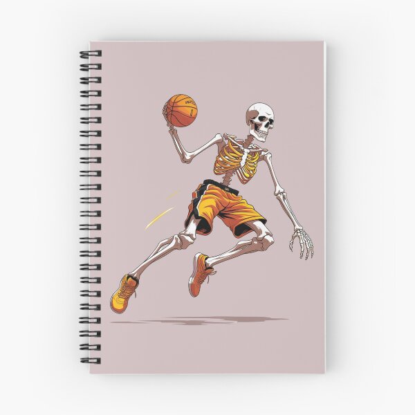 Item preview, Basketball Skeleton Slam Dunk – Energetic Sports Skeleton Art designed and sold by ColorSplash123.