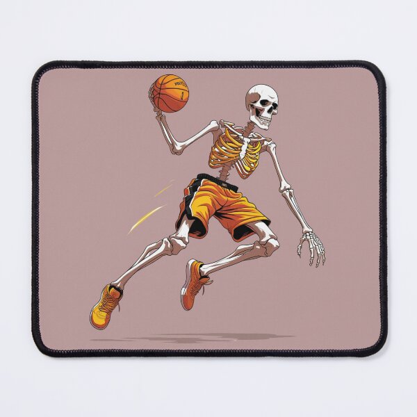 Item preview, Basketball Skeleton Slam Dunk – Energetic Sports Skeleton Art designed and sold by ColorSplash123.