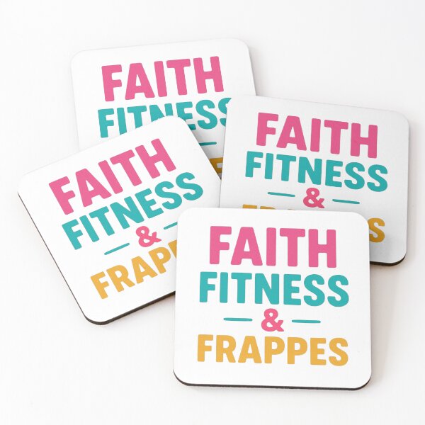Item preview, Faith, Fitness & Frappes designed and sold by NerdyRunner.