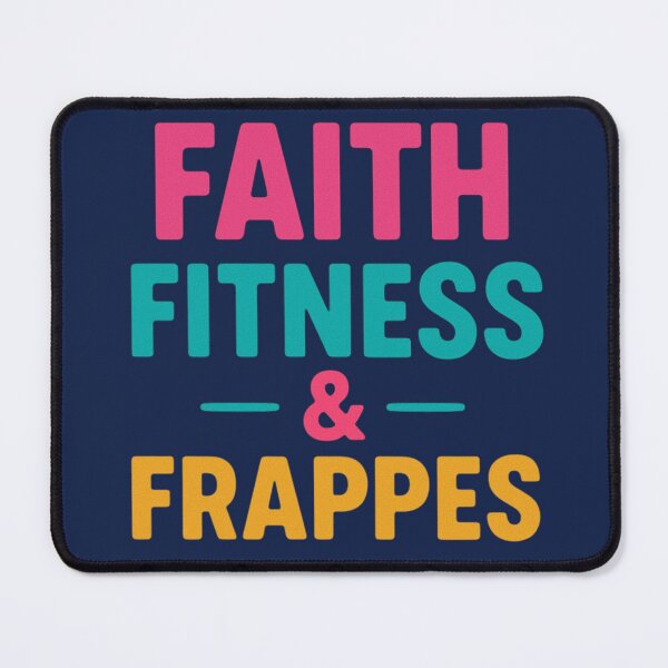 Item preview, Faith, Fitness & Frappes designed and sold by NerdyRunner.