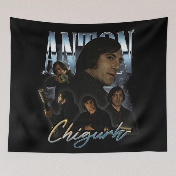 Item preview, Anton Chigurh Vintage Retro Bootleg designed and sold by MadShroomPrints.