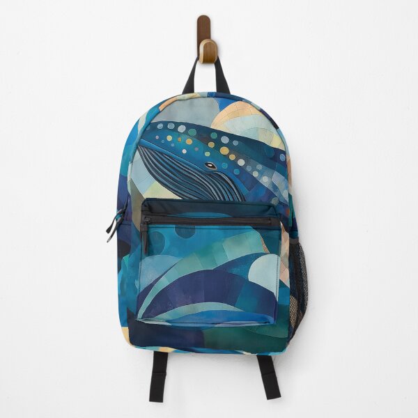 Item preview, A design of a Blue Whale's Abstract Journey Through Shimmering Seas. designed and sold by HEMRO.