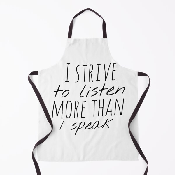 Item preview, I Strive to Listen More Than I Speak – Mindfulness Affirmation – Gentle Motivational Design designed and sold by Camila  Ardila.