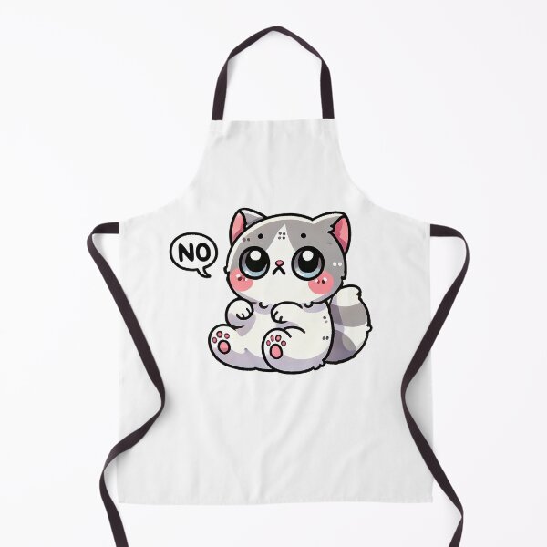 Item preview, Cute Cat Saying No designed and sold by KD Merch.