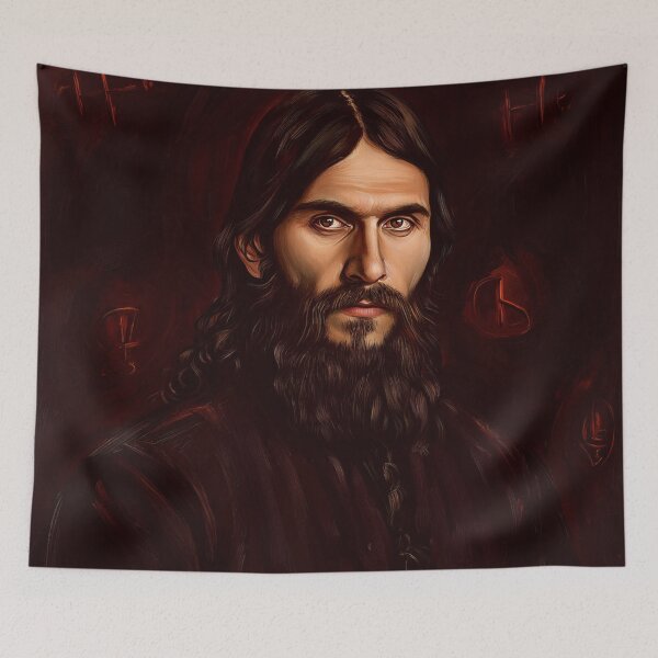 Item preview, Portrait of Grigori Rasputin - the Mad Monk designed and sold by Vintage Designs +.