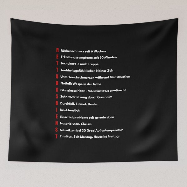 Item preview, EMERGENCY SERVICE - Reality in 14 letters designed and sold by ShiftStorm.