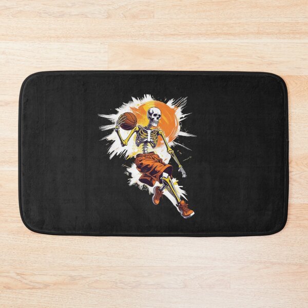 Item preview, Basketball Skeleton Slam Dunk – Energetic Sports Skeleton Art designed and sold by ColorSplash123.