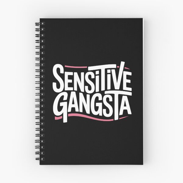 Item preview, Sensitive Gangsta - This gift is perfect for people who combine a tough style with a sensitive heart and want to express themselves with humor and authenticity.  designed and sold by ZyziowskyArt.